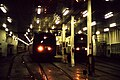 Train on a ferry, in Denmark