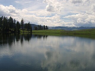 Trout Lake (Wyoming) Lake in Park County, Wyoming, USA