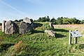 Dansk: Runddyssen på Tustrup-gravpladsen (Norddjurs Kommune). English: Restored dolmen at Tustrup Burial Ground in Norddjurs Kommune. Deutsch: Restaurierter Runddolmen auf dem steinzeitlichen Grabplatz bei Tustrup (Norddjurs Kommune). This is a photo of an archaeological site or monument in Denmark, number 47885 in the Heritage Agency of Denmark database for Sites and Monuments.