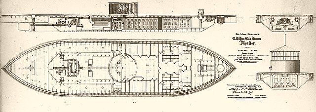 Inboard plans of Monitor