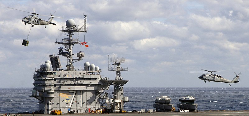 File:US Navy 070209-N-2880M-056 An MH-60S Seahawk assigned to the Chargers of Helicopter Combat Support Squadron Two Six (HSC-26) transports ordnance from the Nimitz-class aircraft carrier USS Theodore Roosevelt (CVN 71).jpg