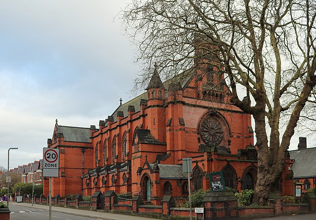 Ullet Road Unitarian Church, Liverpool. Built 1899. Grade I.