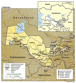 <span class="mw-page-title-main">Geography of Uzbekistan</span>