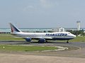 Transaero Airlines Boeing 747-200 at Male International Airport