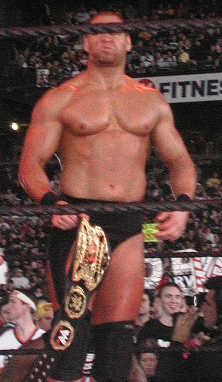 Val Venis (as "Sean Morley") as World Tag Team Champion in 2003.