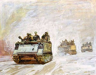 <span class="mw-page-title-main">Armoured cavalry</span> Military with vehicles replacing horses