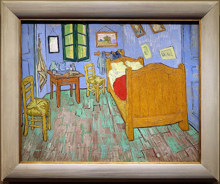 File:Vincent van gogh, la camera da letto, 1889, 01.jpg