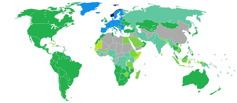 Visa requirements for Norwegian citizens - Wikipedia