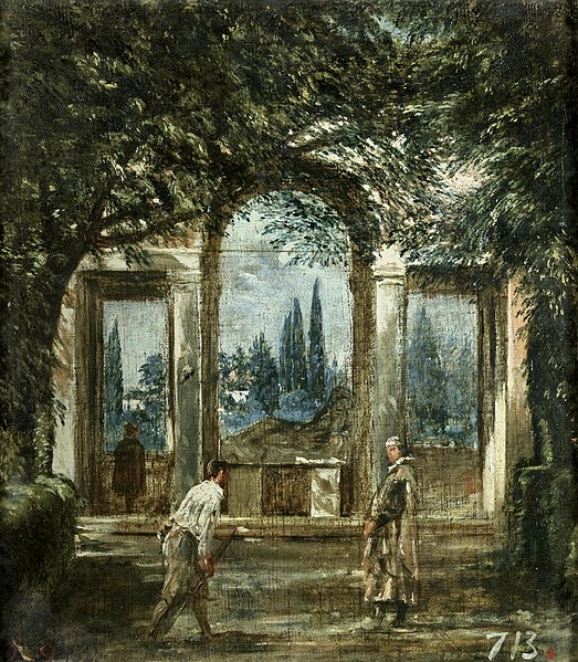File:Vista del jardín de Villa Medici en Roma.jpg