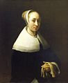 Deutsch: Bildnis einer Frau. English: Portrait of a lady. Nederlands: Portret van een vrouw. 1653.