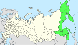 Kaart van Russische Verre Oosten