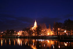 Waren (Müritz) by night