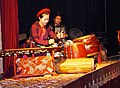 Glasbenik na Water Puppet Show, Hanoi, Vietnam