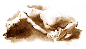 Wendy Artin, Tamara Touching Toes, 2002 WendyArtin, Tamara Touching Toes.jpg