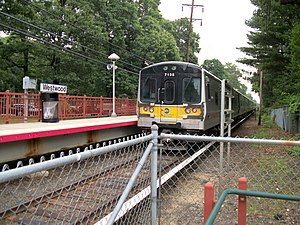 West Hempstead-bound train at Westwood.jpg