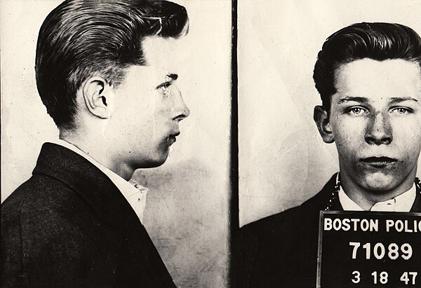 17-year-old Bulger in a 1947 mugshot