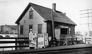 Winchester Highlands stasiun, sekitar 1915.jpg