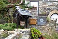 Wishing well outside the Museum of Witchcraft and Magic in Boscastle, Cornwall.