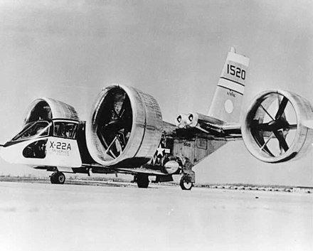 Bell X-22 on the tarmac