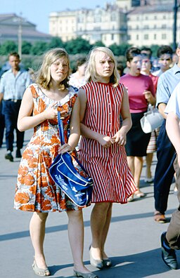 Young Women 1964 Moscow