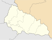 UDJ is located in Zakarpattia Oblast