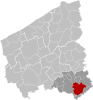 Zwevegem West-Flanders Belgium Map.svg