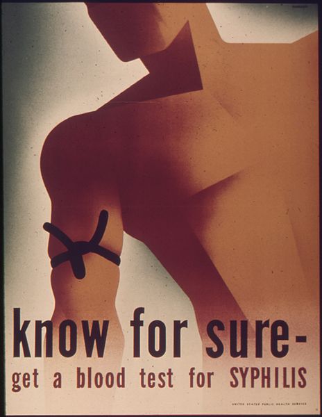 File:"Know for sure - get a blood test for syphilis, U.S. public health service" - NARA - 514834.jpg