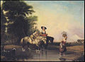 'Returning from Market', oil painting by Cornelius Krieghoff.jpg