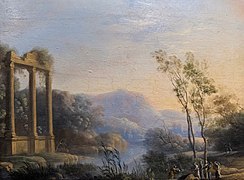 Paysage avec Moïse sauvé des eaux - Pierre Patel - Musée des Beaux-Arts de Narbonne (Landscape with Moses Saved from the Waters)