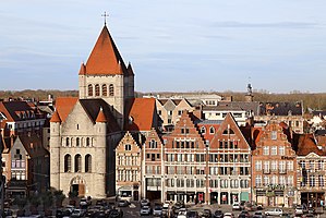 Church Saint-Quentin in Tournai, Belgium