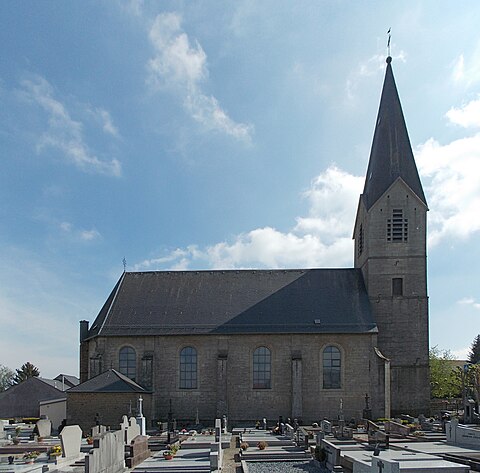 St. Remy Church in Clemency, as seen from the north