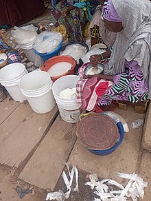 A Fulani woman preparing Fura