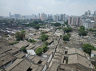 Sanfang Qixiang Ancient area in Fuzhou, Fujian, China