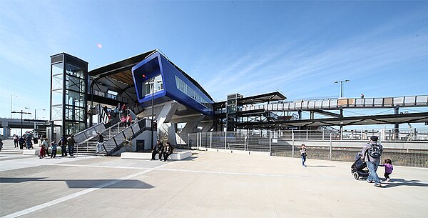 Williams Landing station on the Werribee line, which opened in 2013