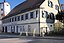 Old town hall and school building in Göppingen-Faurndau, Hirschstraße 19. The building was erected in 1702. On the occasion of the construction of a n...