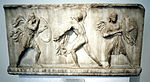 1077 - Archäologisches Museum, Athen - Amazonomachie - Foto von Giovanni Dall'Orto, 11. November 2009.jpg