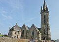 Église Notre-Dame de Bodilis, vue septentrionale d'ensemble.