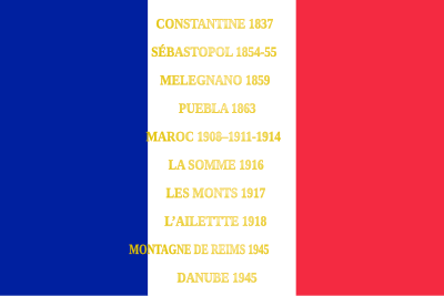 1er Regimiento Zouave - Drapeau.svg