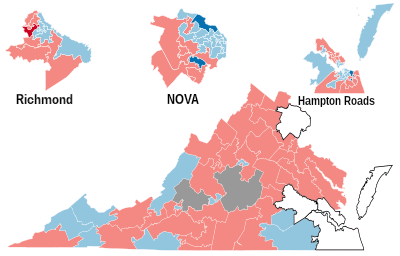 2007 Virginia House of Delegates Results.svg