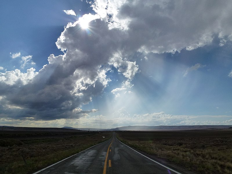 File:2012, Old Route 66 Looking West to Seligman, AZ - panoramio.jpg