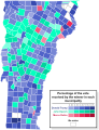 2016 Vermont Republican presidential primary - Results by municipality