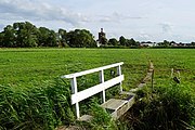 circa 400 meter van de Sint-Gertrudiskerk in Workum