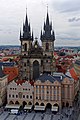 * Nomination View of Church of Our Lady in front of Týn in Prague from Old Town Hall Tower --Jakubhal 16:59, 28 November 2019 (UTC) * Promotion Good quality --Michielverbeek 18:04, 28 November 2019 (UTC)