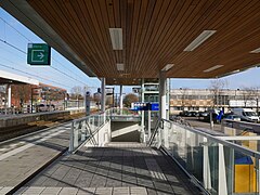 Alkmaar, Bahnsteigüberdachung