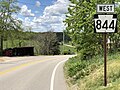 File:2022-05-14 13 42 50 View west along Pennsylvania State Route 844 (Washington Pike) at Buffalo Road in Hopewell Township, Washington County, Pennsylvania.jpg