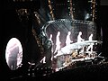 Deutsch: Genesis durchführen "I Can't Dance" am Olympiastadion, München, Deutschland English: Genesis performing "I Can't Dance" at the Olympic Stadium, Munich, Germany Camera location 48° 10′ 22.7″ N, 11° 32′ 42.3″ E  View all coordinates using: OpenStreetMap