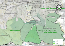 Site Natura 2000 sur le territoire communal.