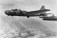 B-17Fs, similar to Sir Baboon McGoon, with the 323rd Bombardment Squadron 323d Bombardment Squadron - B-17 Flying Fortress.jpg