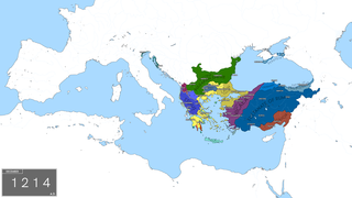 <span class="mw-page-title-main">Empire of Nicaea</span> Successor rump state of the Byzantine Empire (1204–61)