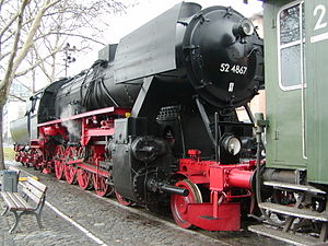 52 4867 der Historischen Eisenbahn Frankfurt